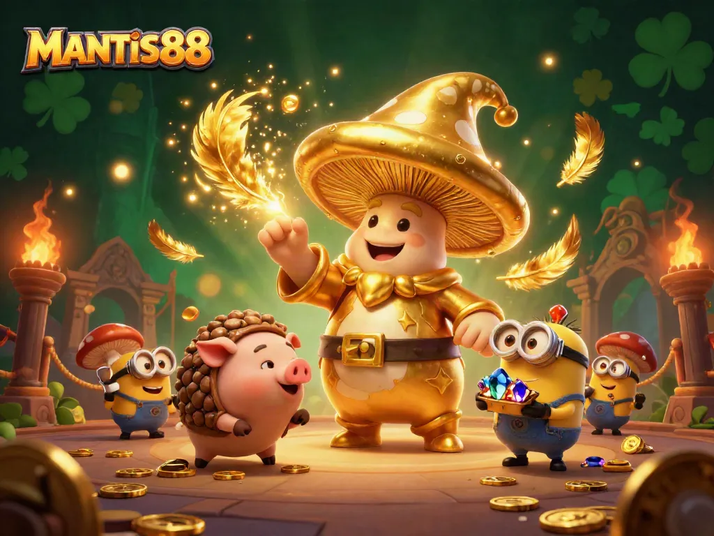 MANTIS88 transforms the online gaming landscape with vibrant magical elements and treasures.
