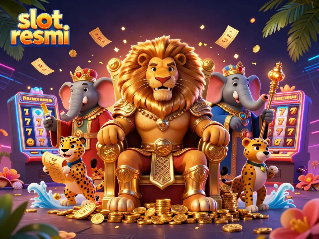 Experience thrilling wins with slot resmi in a vibrant casino world filled with dynamic elements.