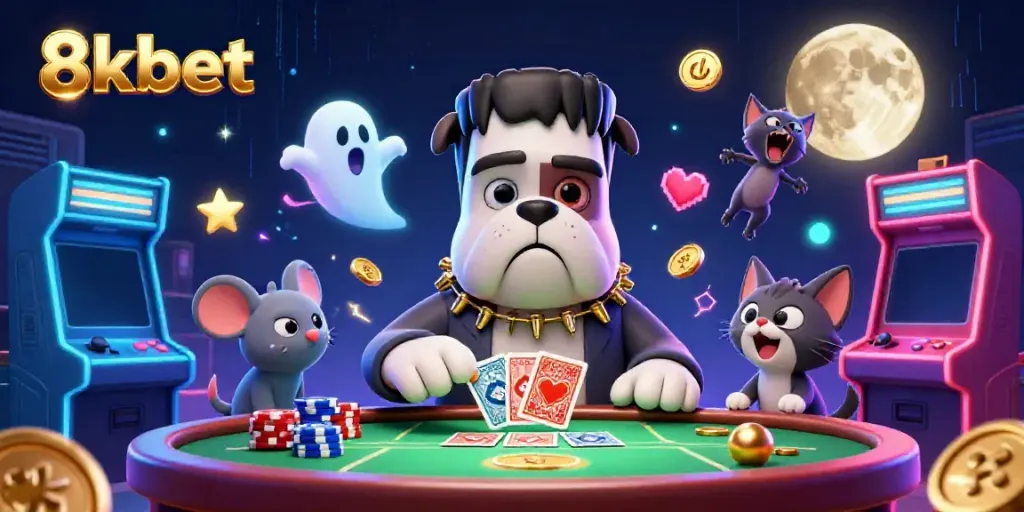 Experience fun gaming adventures with 8xbet featuring vibrant characters and action-packed casino elements.
